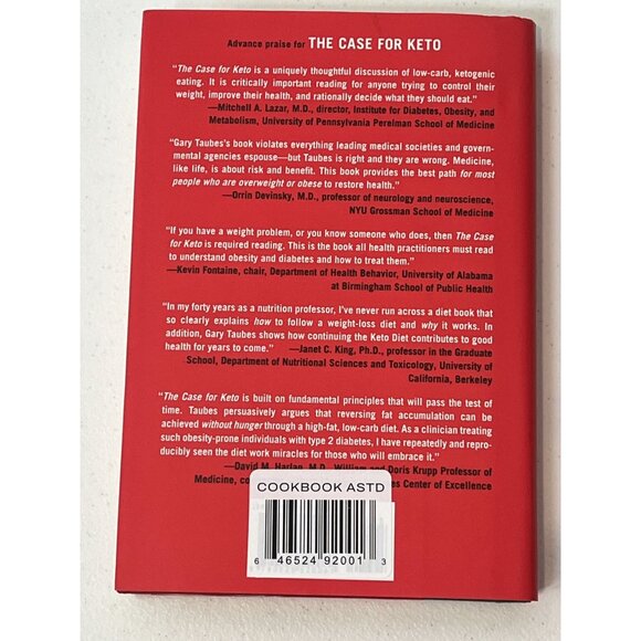 The Case for Keto Gary Taubes Low Carb Hardcover - Picture 5 of 5